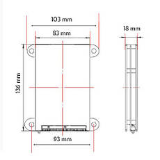 BMS JK-BD6A17S-6Р, 60A, для LiFePO4/Li-ion/LTO (8S-17S), 0.6A активного балансування, фото 4
