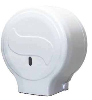 Диспенсер для туалетного паперу джамбо білий пластик JTA 100N