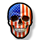 Шеврон ПВХ 3D ЧЕРЕП МІСТИЧНИЙ 14 на липучці для велкро патч гумовий, фото 2