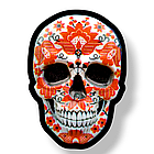 Шеврон ПВХ 3D ЧЕРЕП МІСТИЧНИЙ 15 на липучці для велкро патч гумовий, фото 2