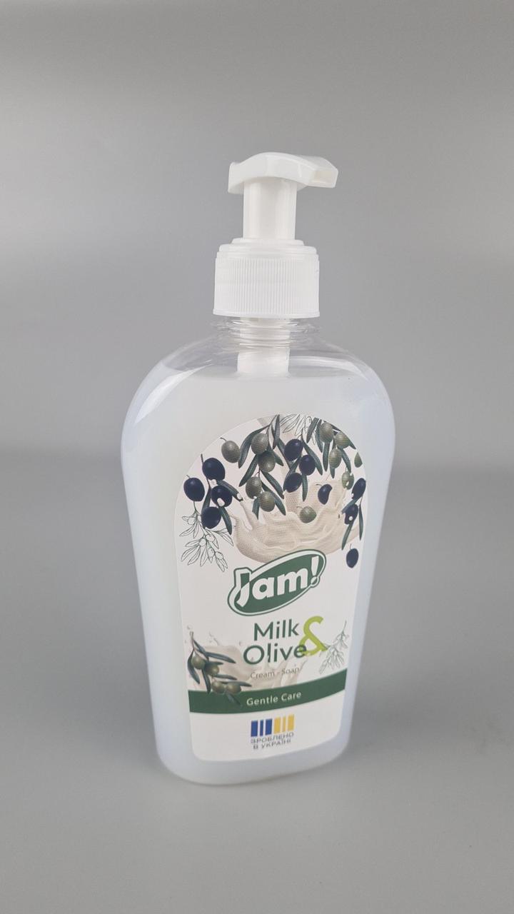 Мило-гель JAM! 325 г "Milk&Olive" з гліцерином (1 шт.), фото 1
