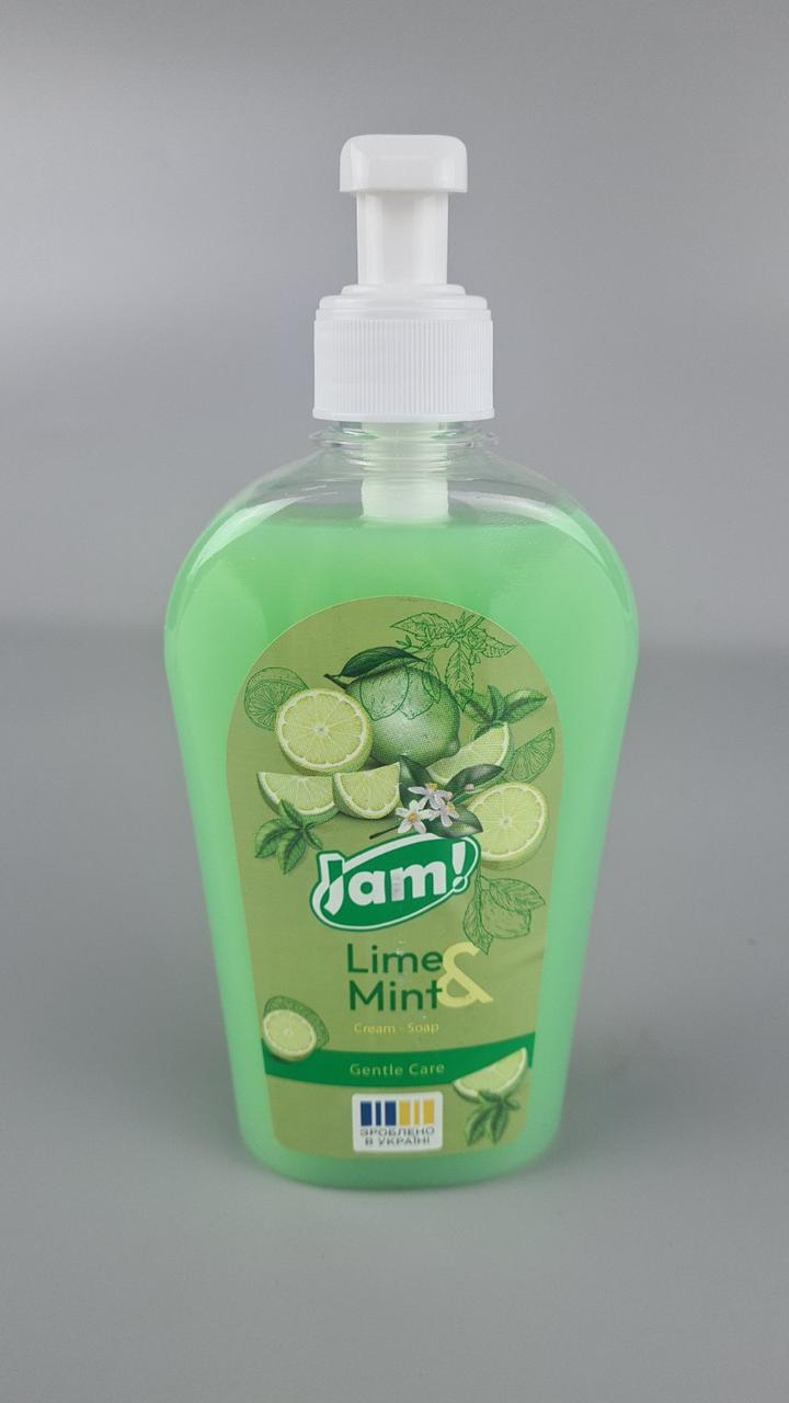 Мило-гель JAM! 325г "Lime&Mint" з гліцерином (1 шт.), фото 1