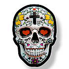 Шеврон ПВХ 3D ЧЕРЕП МІСТИЧНИЙ 16 на липучці для велкро патч гумовий, фото 2