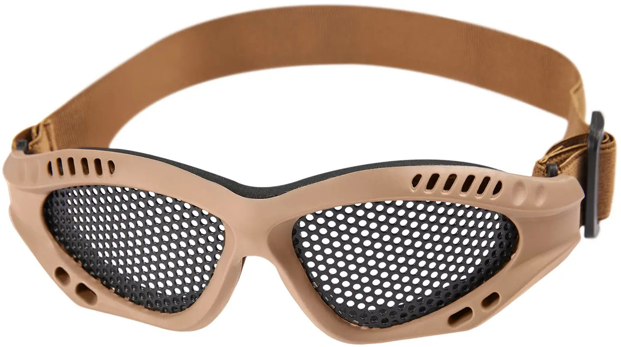 Захисні страйкбольні окуляри WoSport GG-MA-02-T, сітчасті tan GG-MA-02-T