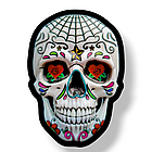 Шеврон ПВХ 3D ЧЕРЕП МІСТИЧНИЙ 17 на липучці для велкро патч гумовий, фото 2