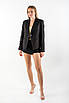 Піджак укорочений чорний 41511 (2000000153155), фото 3
