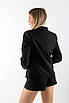 Піджак укорочений чорний 41511 (2000000153155), фото 5