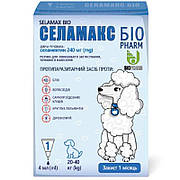 Селамакс Біо Selamax Bio краплі від глистів, бліх, кліщів для собак вагою від 20 до 40 кг, 1 піпетка