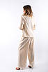 Костюм брючний з укороченим жакетом молочний 40047 (2000000153469), фото 5