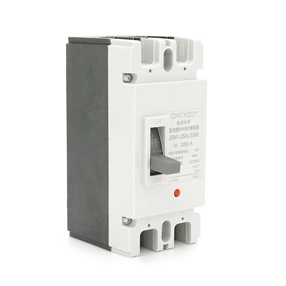 Двополюсний автомат постійного струму CHCYZO JSM1-250L/2300, 250A, DC500-800V, 6kA, фото 1