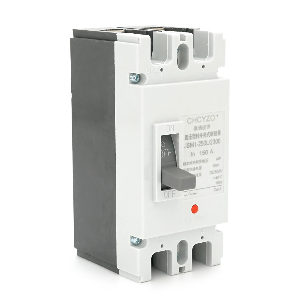Двополюсний автомат постійного струму CHCYZO JSM1-250L/2300, 150A, DC500-800V, 6kA, фото 1