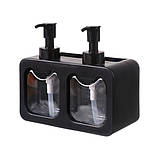 2b1 дозатор для рідкого мила Чорний, фото 4