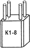 Щітки ЭГ71 2/8х25х32 968 к1-8 нк2 5д 130