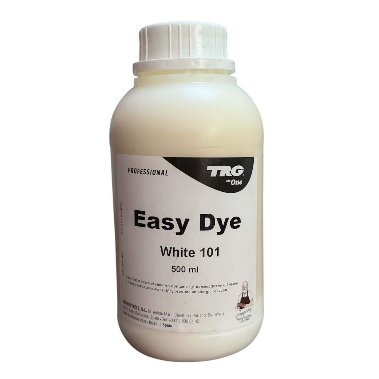 Фарба для шкіри TRG Easy Dye,500 мл біла №101