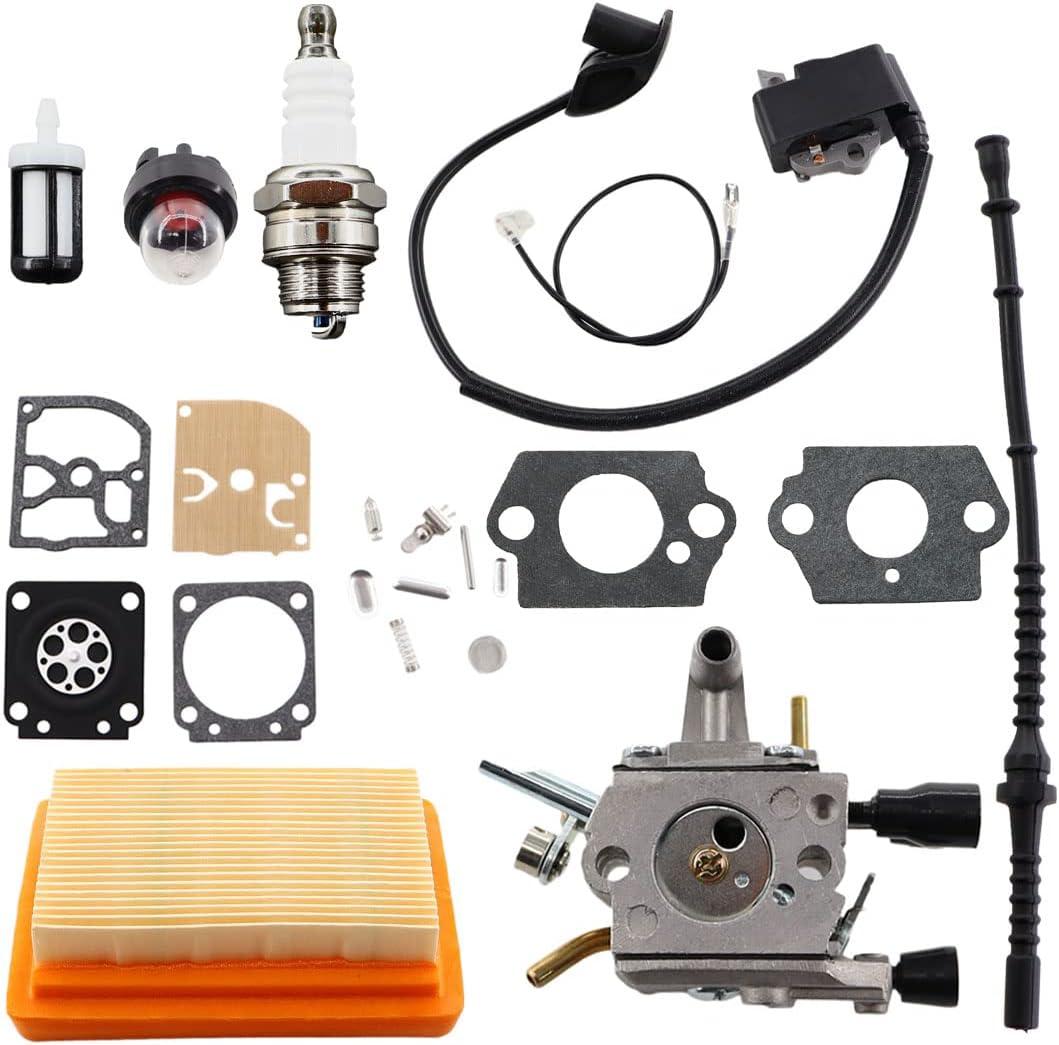 Карбюратор MCHNIC з котушкою запалювання, паливний фільтр, паливна трубка, повітряний фільтр для тримера, фото 1