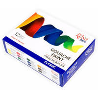 Гуаш Rosa Start набір 12 кв. по 20 мл