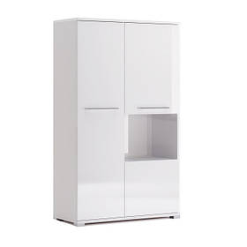 Сервант 2Дв Фемілі білий глянець у вітальню,дитячу