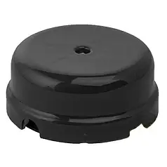 Розподільна коробка ретро RE керамічна 78х35мм розпаячна чорний CSO.box-black