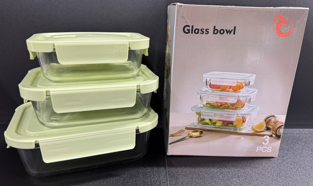 G49 Судочки набір 3 шт.скло