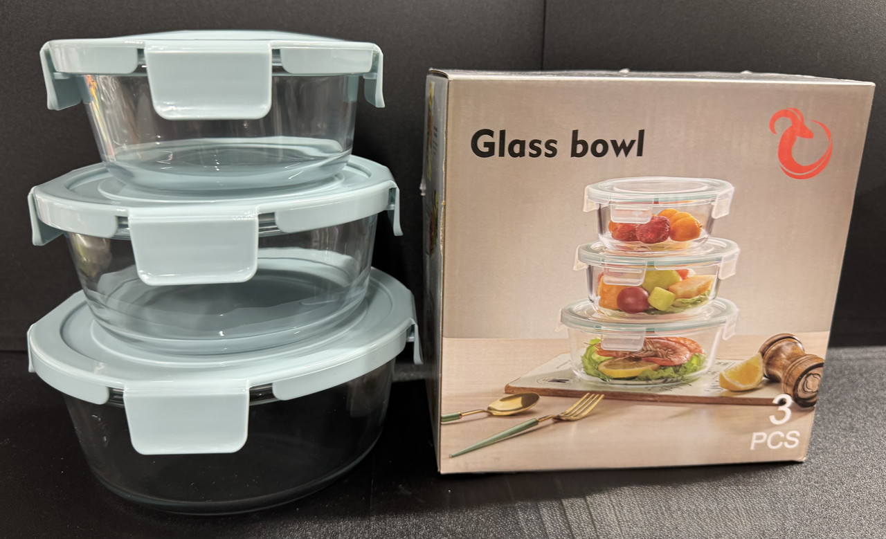 G50 Судочки набір 3 шт.скло