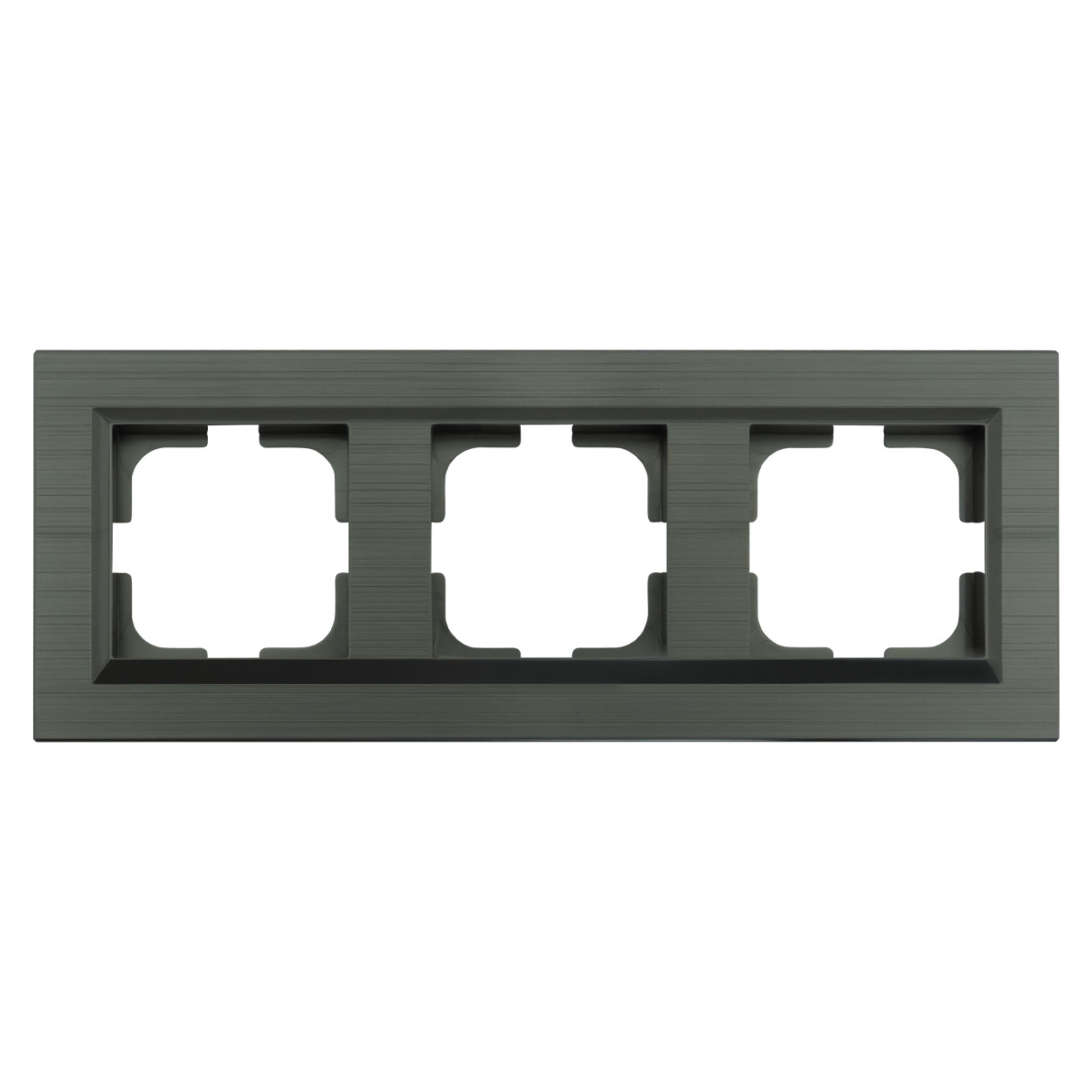 Рамка 3-ша QUANTUM сірий магніт