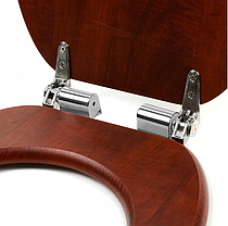 Сидіння з кришкою для унітазу Дерево 401, фото 3