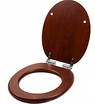 Сидіння з кришкою для унітазу Дерево 401, фото 2