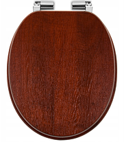 Сидіння з кришкою для унітазу Дерево 401, фото 4