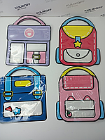 Подарункові пакети-рюкзаки пластикові (поштучно)