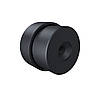 ODF-06-48-21-L27-37 Тримач для скла (дистанція) з регулюванням, для конектора d40 мм, різьба М8, чорний, фото 3