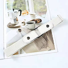 Еластичний ремінь без пряжки (white)