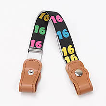 Еластичний ремінь без пряжки колір А9