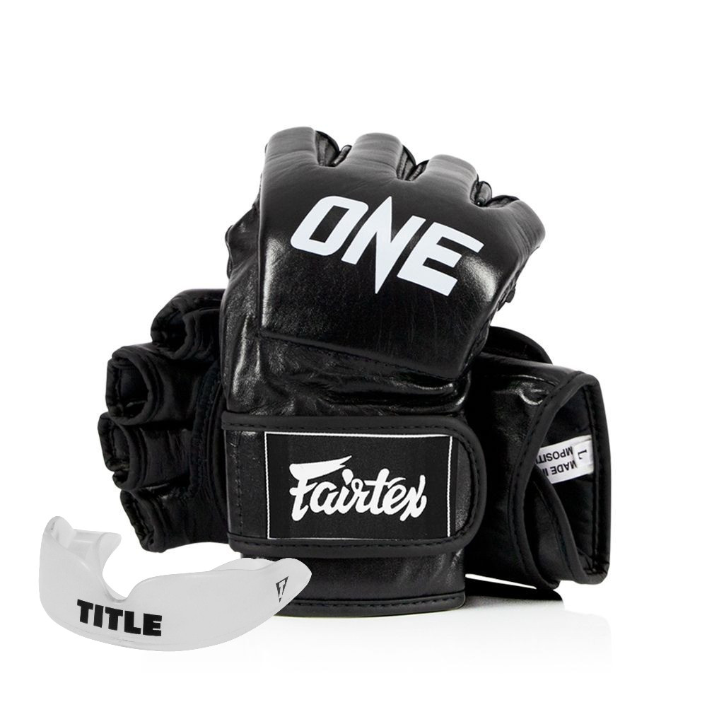 Рукавиці для ММА Fairtex FGV12 ONE Black M, фото 1