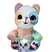 Інтерактивна м'яка іграшка Ведмедик із дитинчам 2 види Співає пісні, танцює, рухається і реагує на дотик, фото 4