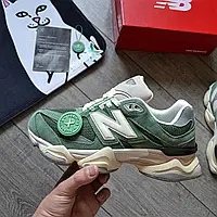 Чоловічі кросівки New Balance 9060 'Nori Green' весна-осінь замша демісезонні. Живе фото