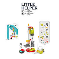 Набір для прибирання 667-72 пилосос, 22 предмети, відро, швабра, звук