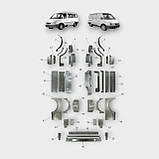 Ремонтна вставка дверей зсуву (права) + накладка боковини під бак (ліва) ГАЗ 2705,2217,2752 Соболь, фото 4