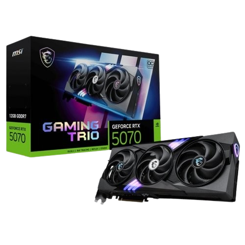 Відеокарта GeForce RTX 5070 12GB MSI Gaming Trio OC (RTX 5070 12G GAMING TRIO OC)