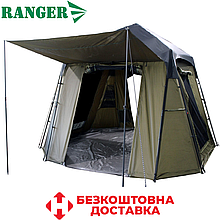 Намет короповий для риболовлі намет рибальський тримісний непромокальний RANGER Gazebo Lux 3-mann 210х310х310см