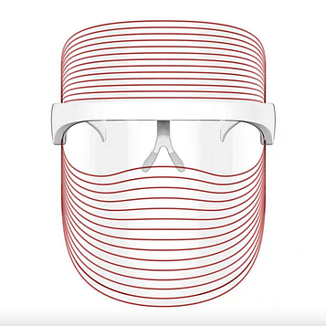 Косметологічна LED маска для обличчя, фотодинамічна 7 кольорів