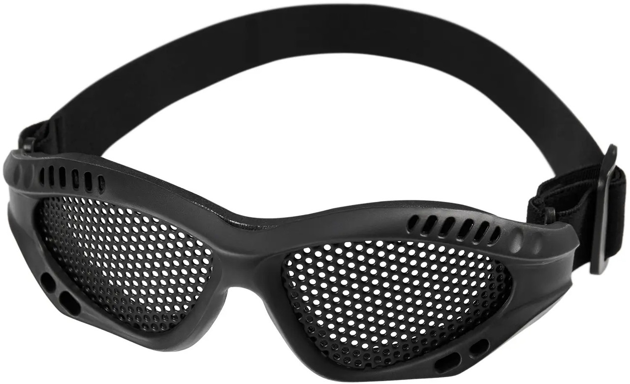 Захисні страйкбольні окуляри WoSport GG-MA-02-BK, сітчасті black GG-MA-02-BK