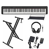 Цифрове піаніно Casio CDP-S110 BKC7 Black (стійка, навушники, блок живлення, педаль, пюпітр)