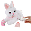 Дитяча плюшева іграшка Кролик пухнастик із кроленятами / М'який друг співає пісні, запис і реагує на дотик, фото 3
