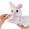 Дитяча плюшева іграшка Кролик пухнастик із кроленятами / М'який друг співає пісні, запис і реагує на дотик, фото 5
