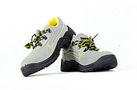 Спецобувь туфли защитные рабочие с металлическим носком из коровьей кожи, защитная спец обувь