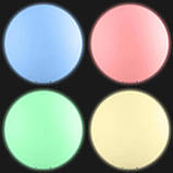 Багатоколірна  освітлююча куля -  світильник S (Ø 30 x 30 см), фото 4