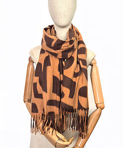 Шарф теплий жіночий кашеміровий абстракція Роллі