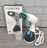 Відпарювач ручний вертикальний Sokany AJ-2205 1200W Синій, фото 10