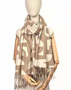 Шарф теплий жіночий кашеміровий абстракція Роллі