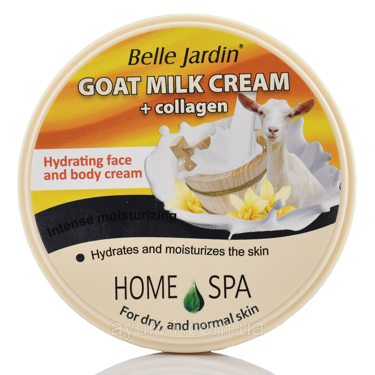 Антивіковий регенеруючий крем для обличчя з козячим молоком і колагеном Face Cream, Belle Jardin, 200 мл